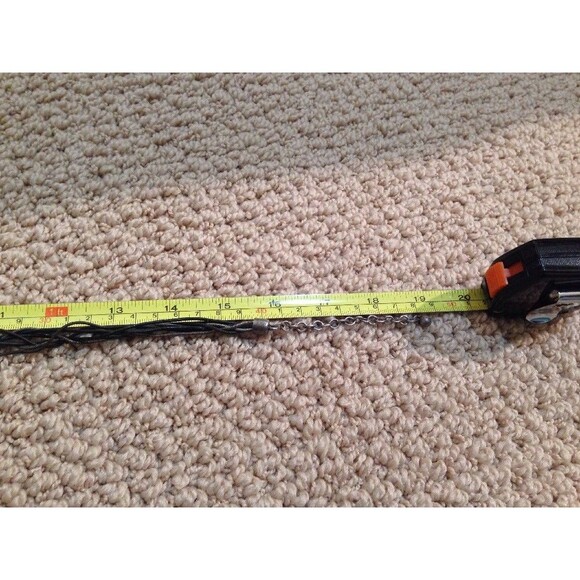 CHICO'S Metal Geometric Pendant Necklace Multi Strand Cord - Picture 9 of 9